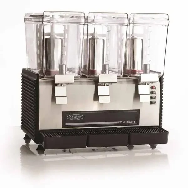 Omega OSD30 Triple 3-Gallon Bowl High Performance Drink Dispenser — main image
