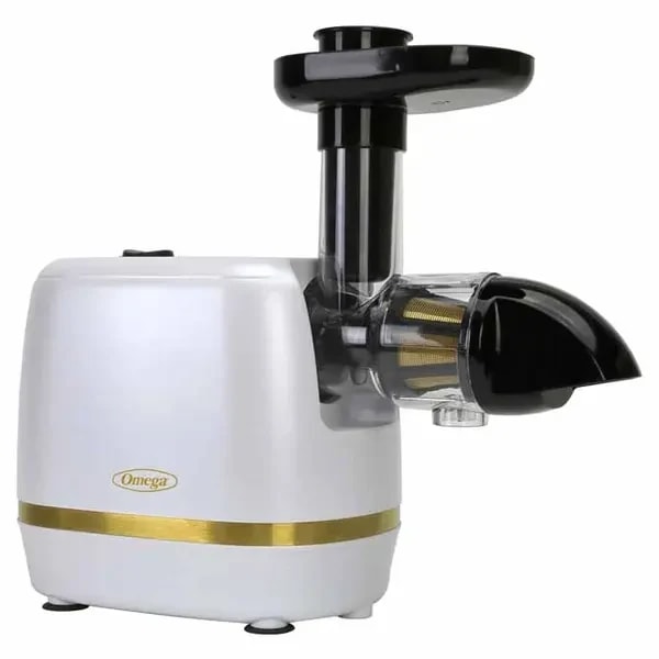Omega H3000RWH13 Cold Press 365 White Horizontal 3-Stage Masticating Juicer — main image