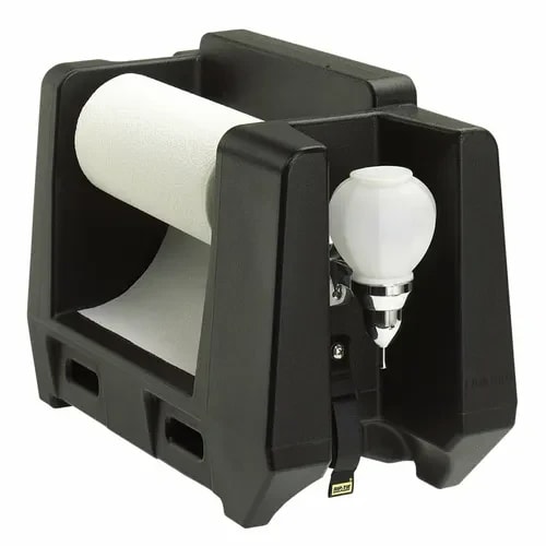 Cambro HWAPR110 Black Handwashing Sation — main image