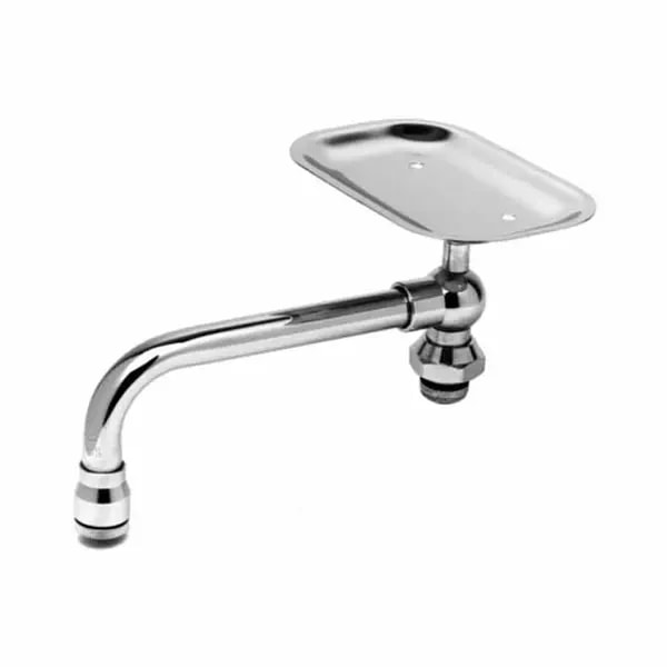 T&S 160X 5" Spout Nozzle with Soap Dish — main image