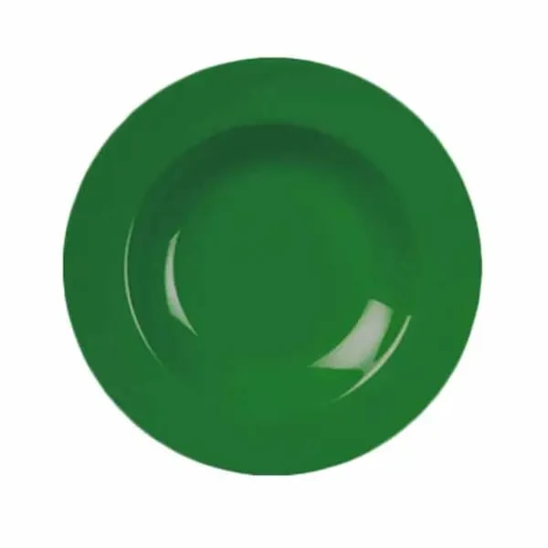 Thunder Group CR5811GR Green 16 oz. Melamine Pasta Bowl | Case of 12 — main image