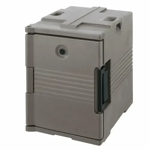 Cambro Ultra Pan Carrier UPC400194 Insulated Granite Sand Front Loader Food Carrier — main image
