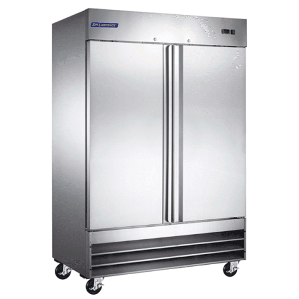 Sir Lawrence SLREF-2DES 54" Stainless Steel 2-Door Reach-In Refrigerator