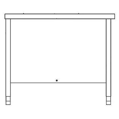 Groen 139943 Weldment, Lower Side Pan El