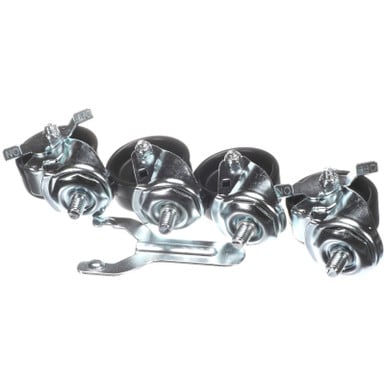 beverage air 00c31 041a caster kit 3 set 2 wbrk 2 wo