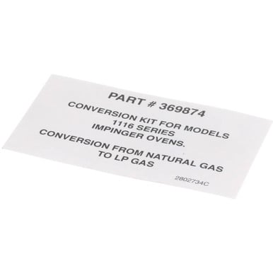 Lincoln 2802734 Label Box 369874 Kit