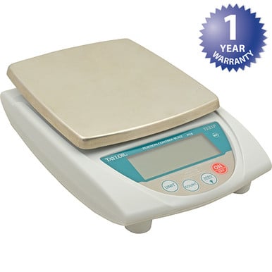 Taylor Precision TE21P Scale, Digital, 21Oz Cap, Rmv S/S Platform