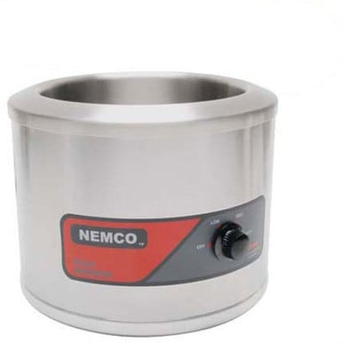 Nemco 6100A 7 qt Round Countertop Food Warmer
