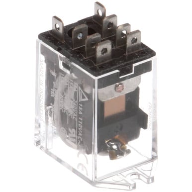 Alto Shaam RL-33930 Relay, 12Vdc, 15A, 8 PinssqUare Base Type, Spdt