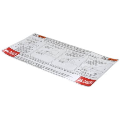 Henny Penny 35792 Label-Lid InstructionEng/Fre