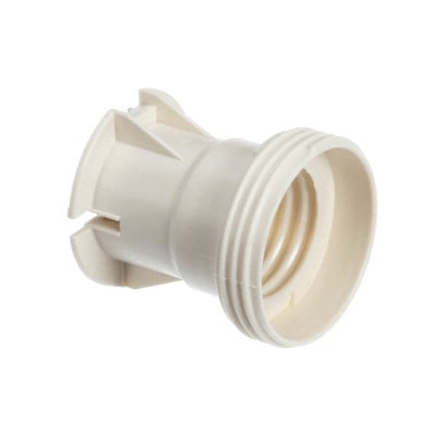 True 960641 Lampholder, Molded E26Wht W/ Push Wire