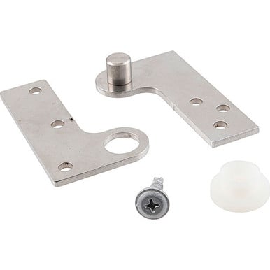 True 870804 Top Left Stainless Steel Door Hinge Kit