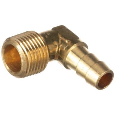Groen 102209 Fitting Hose Barb 90 El 3/8" Id X 3/8" Npt