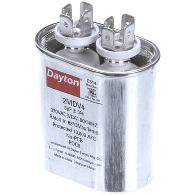 Delfield 6190141 Capacitor, 5Uf, 370V/Ac