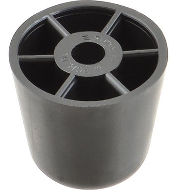 Nemco 45983 Foot 1"H, 1/4"Id, Black, Plst