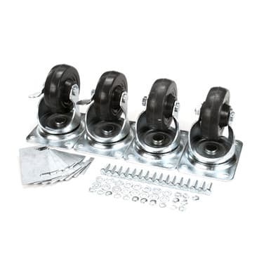 True 872069 Caster Kit 4 Trcb Set/4Swivel — main image