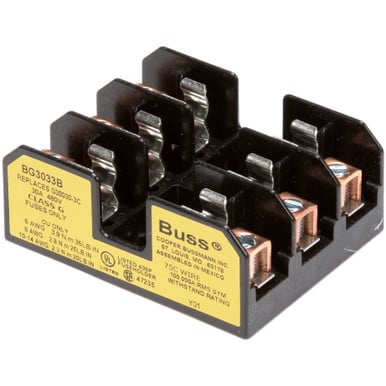 Cleveland Steamer Parts — Cleveland Range 109180 Block, Fuse, 3 Pole, 30Amp