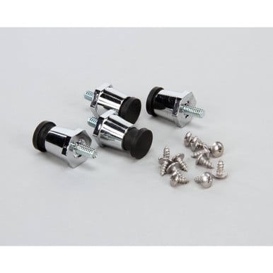 Silver King 10314-95 Kit Leg 1In Silver W/Rubber Pa