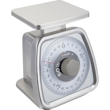 Taylor Precision TS50 Scale, Mechanical, 50Lb, S/S
