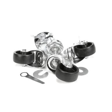 True 883720 Caster Kit 3, 1/2Stem, Set/4 Silver 2) 83 — main image