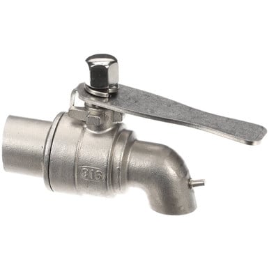 Rational 60.71.443P Ball Bib Cock 1"Machined