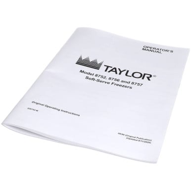 Taylor 028752-M Man-Oper 8752/8756/8757