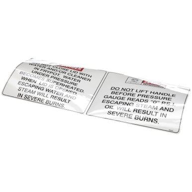 Henny Penny 66444 Label-OperationalHazards