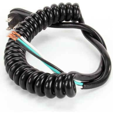 Henny Penny 33353 Coiled Power Cord SJOOW, 15 amp, 120V