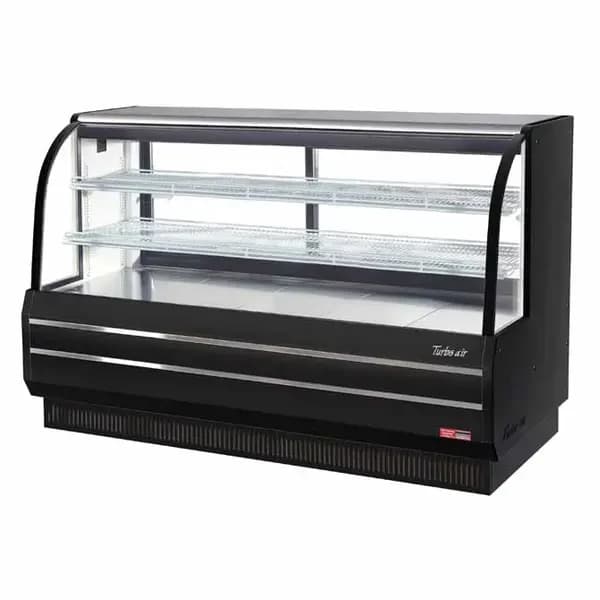 Turbo Air TCGB-72DR-B Dry Black Bakery Display Case 72-1/2"W — main image