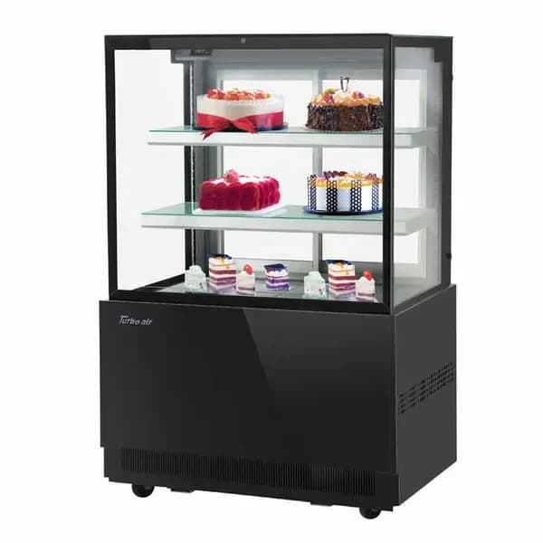 Turbo Air TBP36-54FN-B Refrigerated Black Bakery Display Case 35-3/8"W — main image