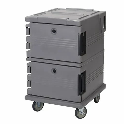 Cambro Ultra Cam Cart UPC1200191 Insulated Granite Gray Front Loader Food Carrier