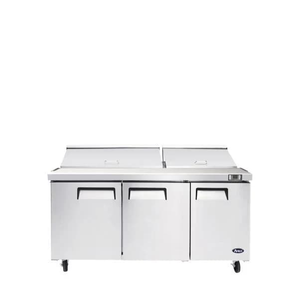 Atosa MSF8308GR Mega Top Sandwich Prep Table 72 Inch (30 Poly Pans) — main image