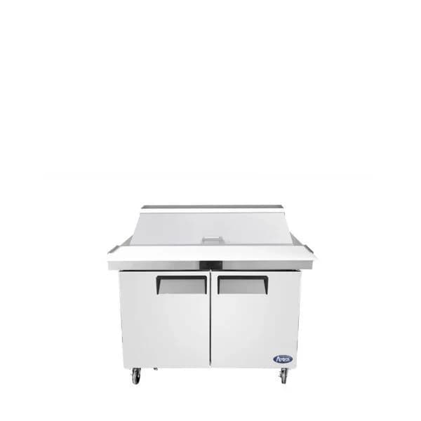 Atosa MSF8306GR Mega Top Sandwich Prep Table 48 Inch (18 Poly Pans) — main image