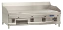 Imperial PSG60 Professional Gas Countertop Griddle 60 Inch Wide Digital Control Rectangle Polished Steel 1 Inch Thick Plate Heavy-Duty — Propane, 150000 BTU