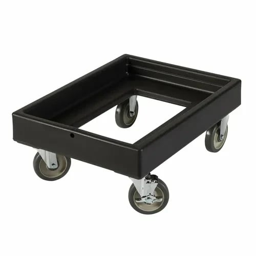 Cambro Camdolly CD300110 Open Frame Black Food Carrier Dolly