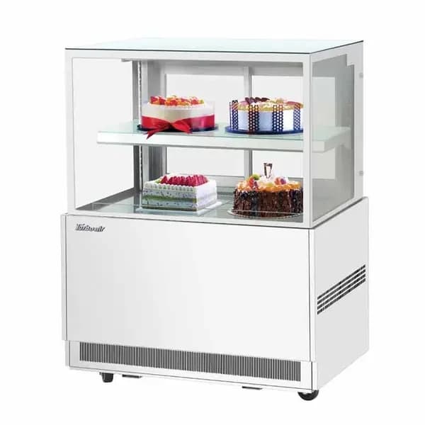 Turbo Air TBP36-46NN-W Refrigerated White Bakery Display Case 35-3/8"W — main image
