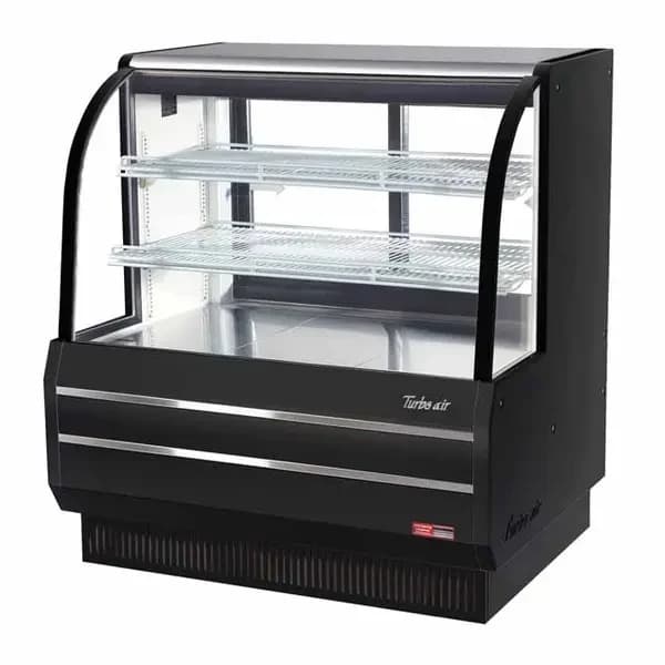 Turbo Air TCGB-48DR-B Dry Black Bakery Display Case 48-1/2"W — main image
