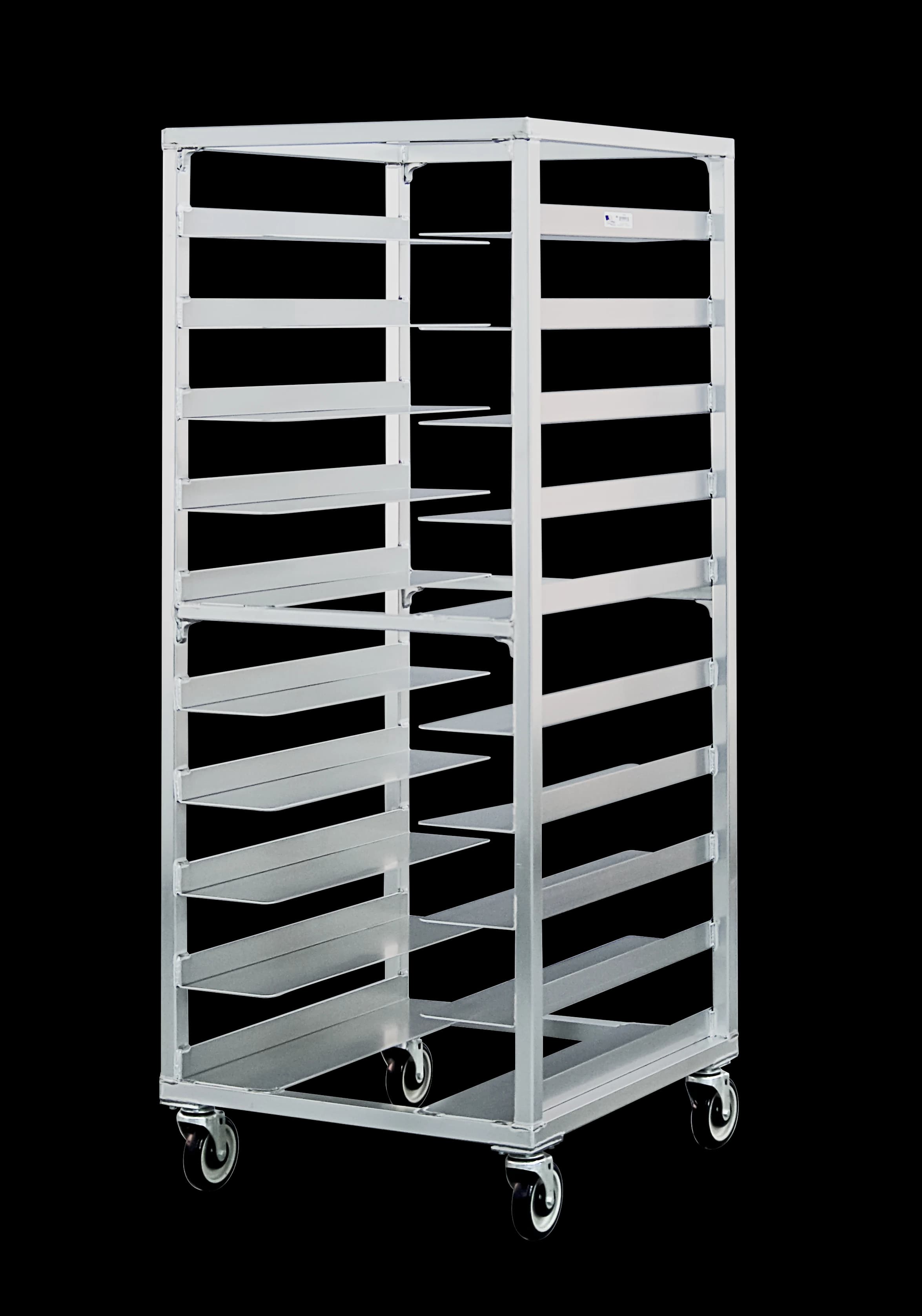Carter-Hoffmann® O1610 Portable Aluminum Pan Rack Single Width Mobile Style End-Loaded 10 Pan Capacity — main image