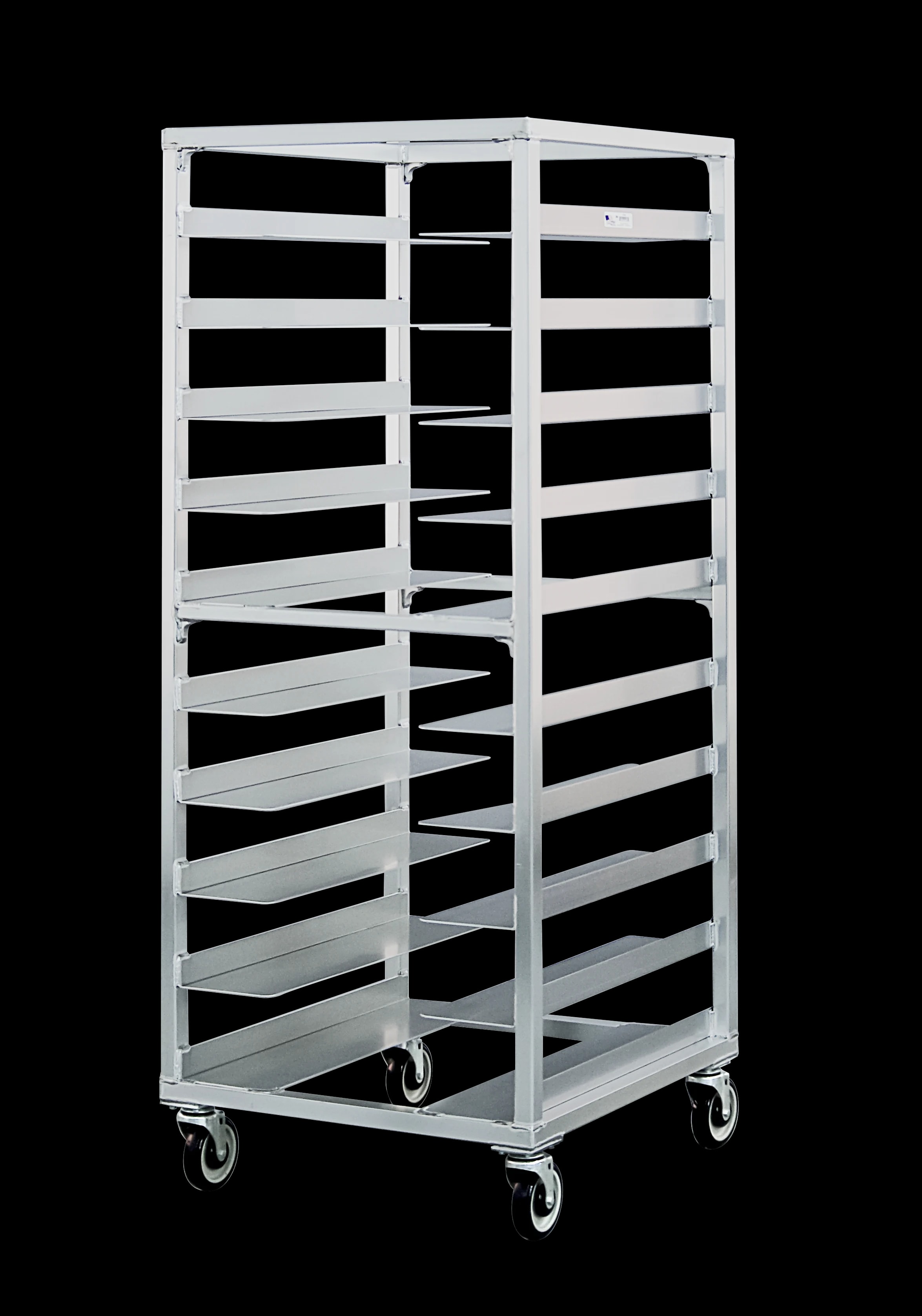 Carter-Hoffmann® O1610 Portable Aluminum Pan Rack Single Width Mobile Style End-Loaded 10 Pan Capacity — main image