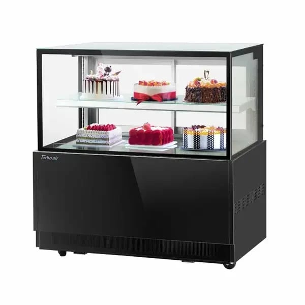 Turbo Air TBP48-46NN-B Refrigerated Black Bakery Display Case 47-1/4"W
