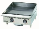 Star 824TA Ultra-Max® Series Gas Countertop Griddle 24 Inch Wide Mechanical Snap Action Thermostat Control Rectangle Polished Steel 1 Inch Thick Plate Heavy-Duty — Propane,...