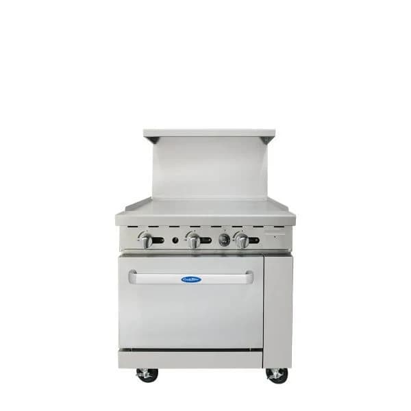 Atosa AGR-36G Gas Range 36 Inch Full Griddle With 26.5 Inch Oven — main image