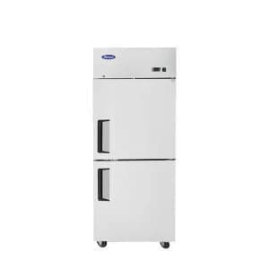 Atosa MBF8010GR Reach-In Refrigerator 2 Divided Doors Right Hinged 23 Cu Ft — main image