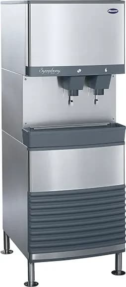 Follett Symphony Plus™ 110FB414A-L Freestanding Ice and Water Dispenser 425 Pound Daily Production 90 Pound Storage Lever Dispense Nugget Style Ice — 115V, 1PH — main image