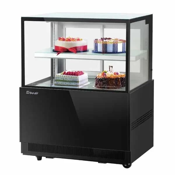 Turbo Air TBP36-46NN-B Refrigerated Black Bakery Display Case 35-3/8"W — main image
