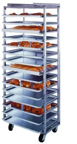Doyon® RSROSL-8 Portable Roll-In Rack Single Width 8 Pan Capacity 18 Inch x 26 Inch Side-Loaded