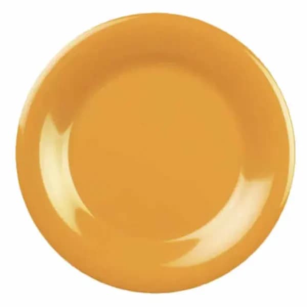 Thunder Group CR012YW Yellow 11-3/4" Melamine Plate | Case of 12 — main image