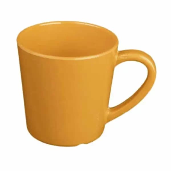Thunder Group CR9018YW Yellow 7 oz. Melamine Mug/Cup | Case of 12 — main image