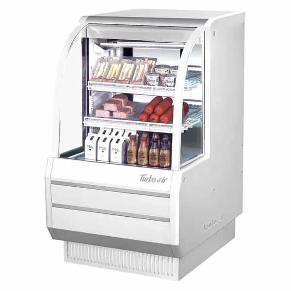 Turbo Air TCDD-36H-W-N Refrigerated White Deli Case 36-1/2"W — main image
