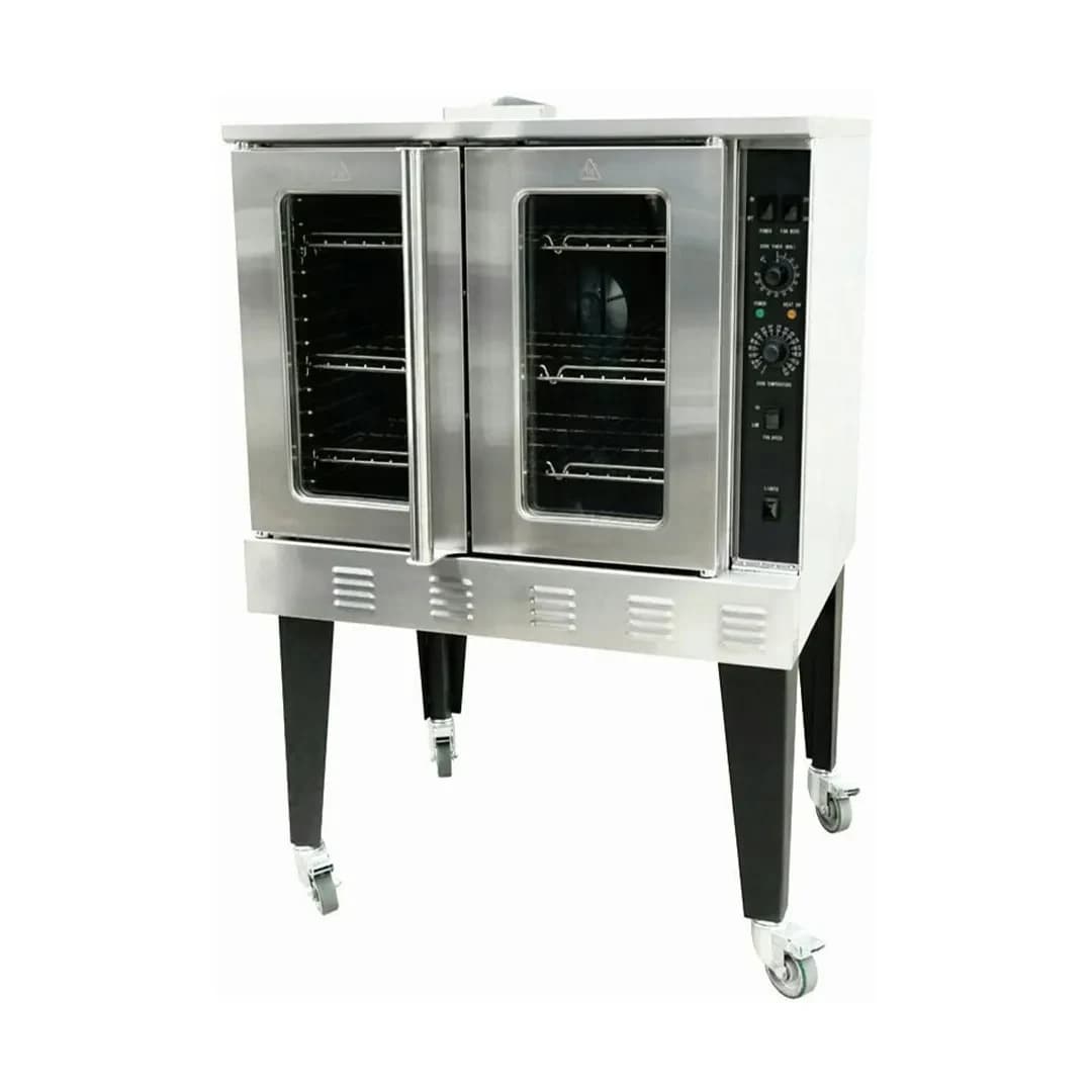 Serv-Ware SGCO-1 Full-Size Single Deck Gas Convection Oven (2 Burners / 1 Door) — main image
